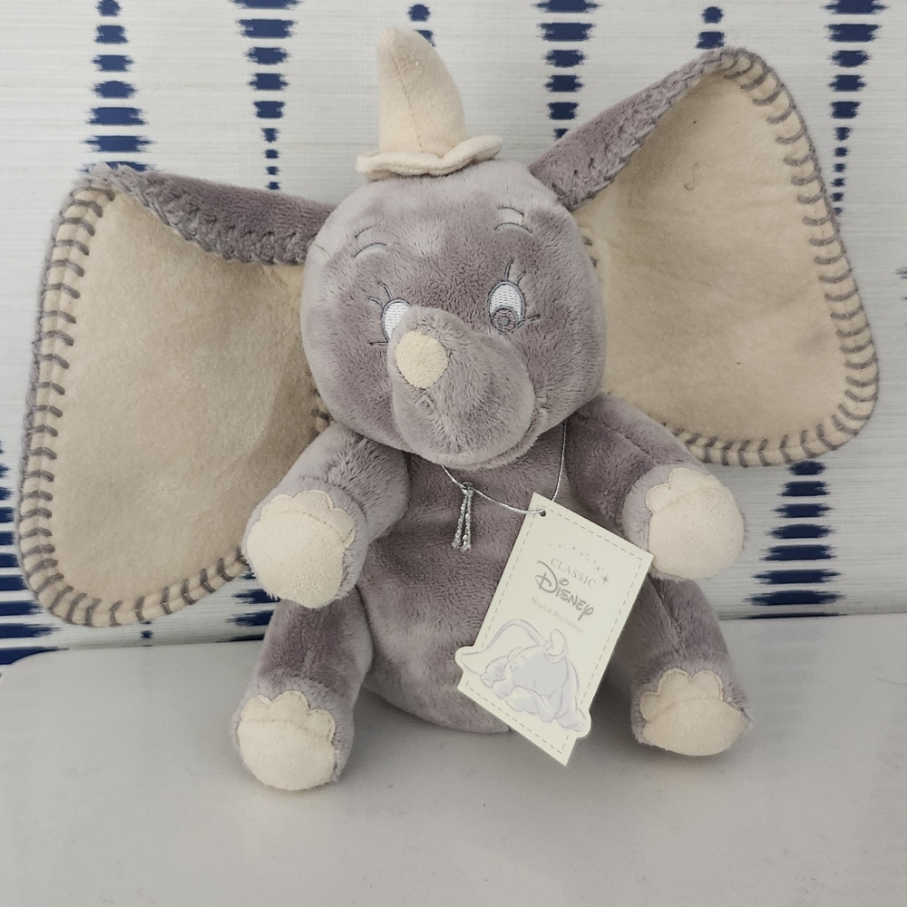 Disney Classic Magical Beginnings Dumbo Soft Toy Nursery Plush 12"